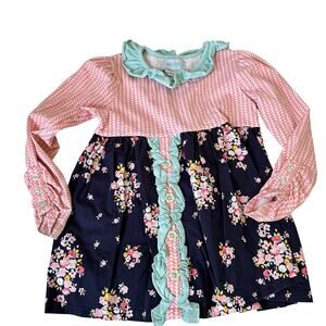 Serendipity Dress Mixed Print Size 4T-5T - Adorable!